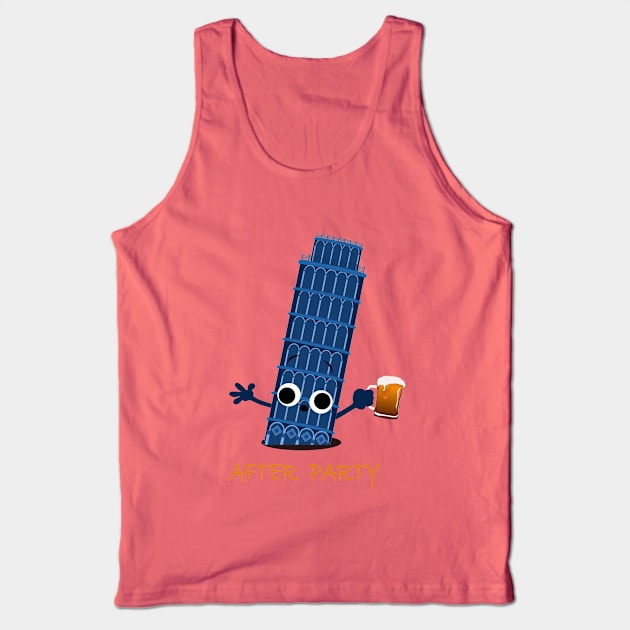 Funny Beer After Party Tank Top by DesignersMerch